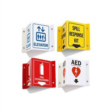 Sinjal akriliku li jipprojeġi b'żewġ naħat